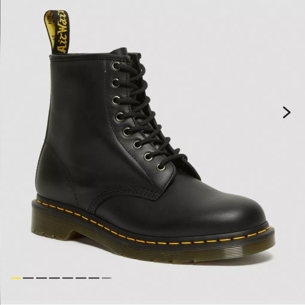 Dr. Martens Women's 1460 W Nappa Leather 8 Eye Boots Black 8